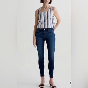 AG Adriano Goldschmied Dark Indigo Skinny Jeans size 27